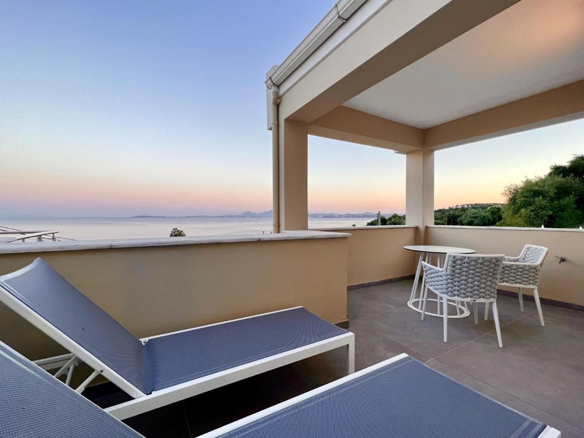 Luxury Villa Barbati Sun With Private Pool By Dadovillas Esterno foto