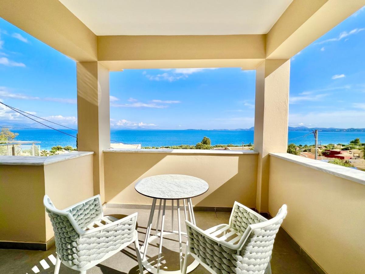 Luxury Villa Barbati Sun With Private Pool By Dadovillas Esterno foto