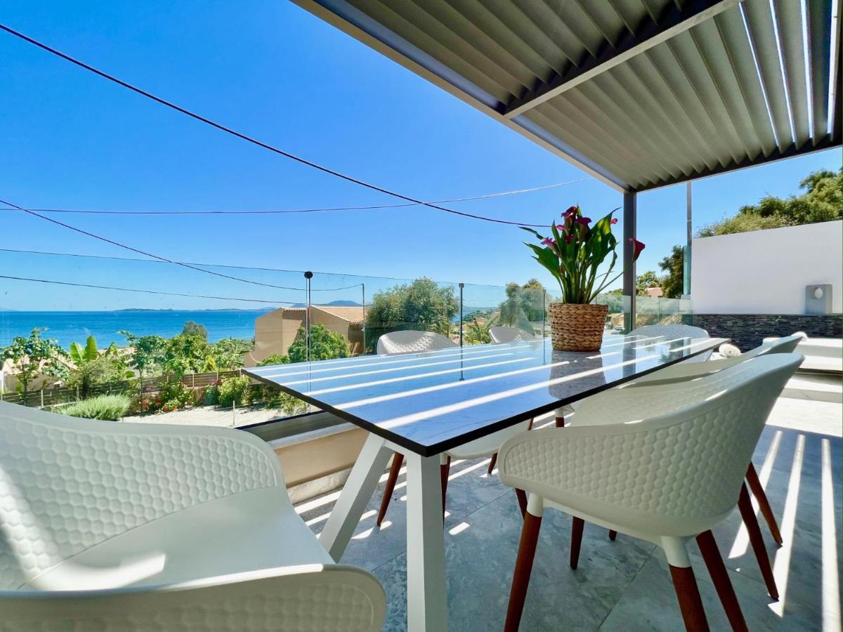 Luxury Villa Barbati Sun With Private Pool By Dadovillas Esterno foto