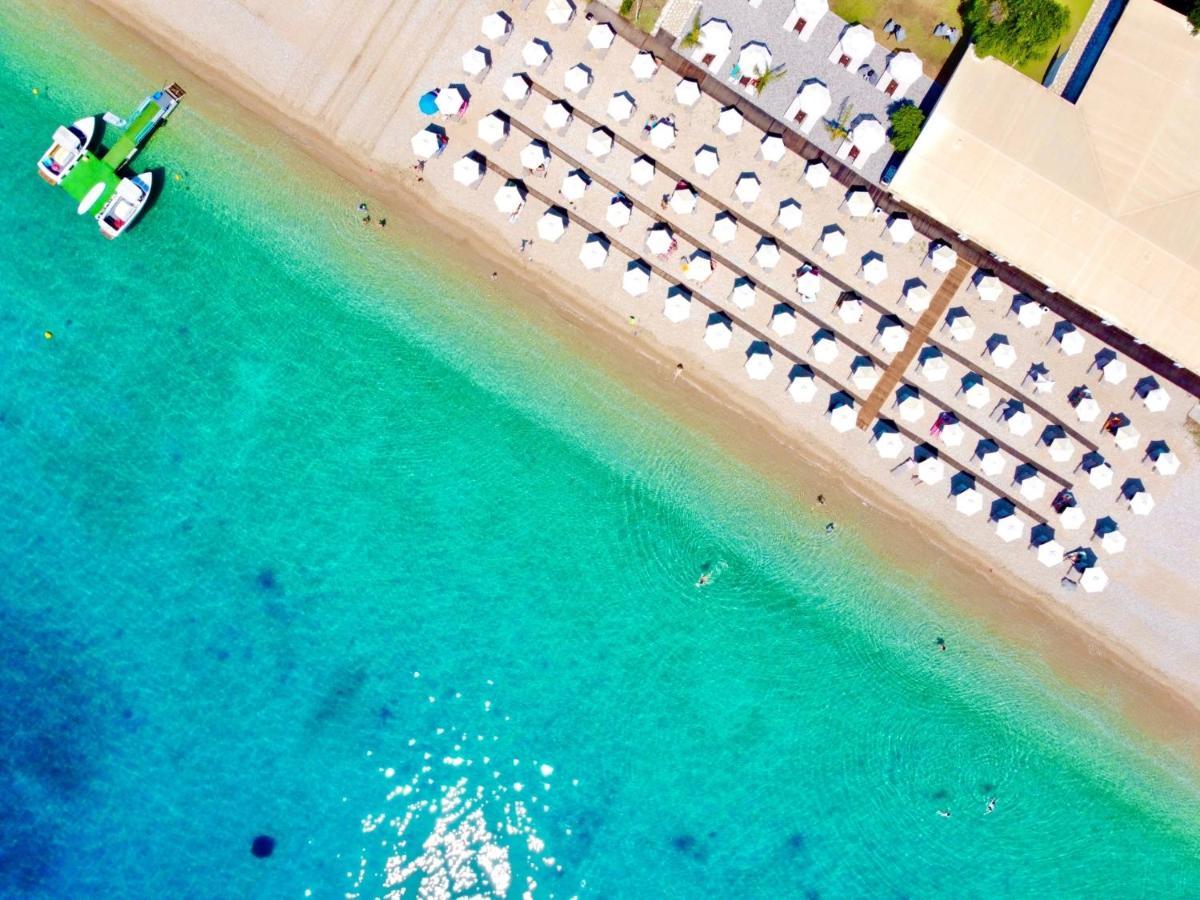 Luxury Villa Barbati Sun With Private Pool By Dadovillas Esterno foto