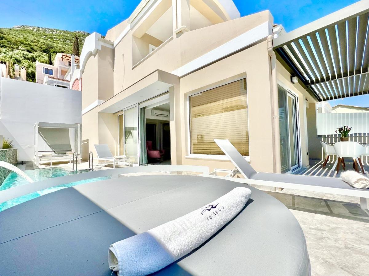 Luxury Villa Barbati Sun With Private Pool By Dadovillas Esterno foto