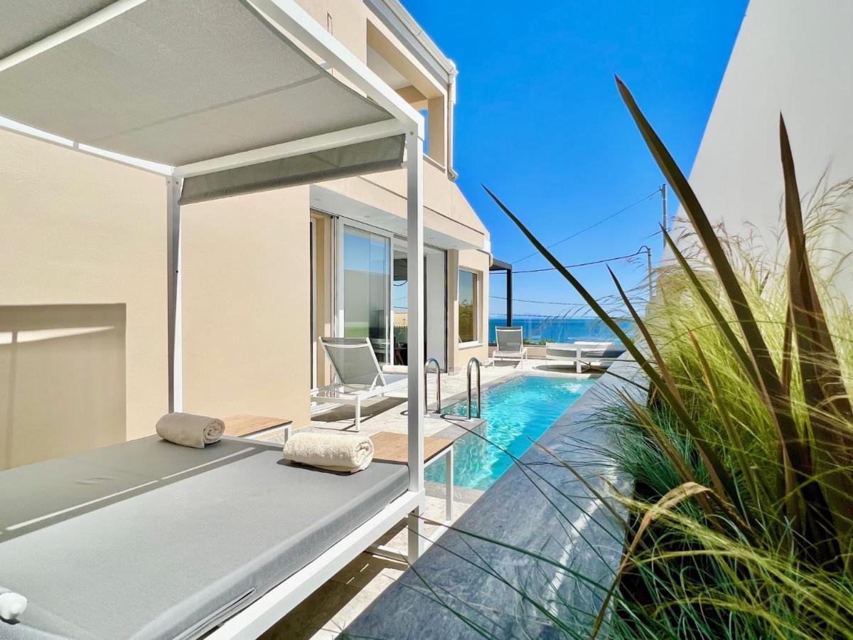 Luxury Villa Barbati Sun With Private Pool By Dadovillas Esterno foto