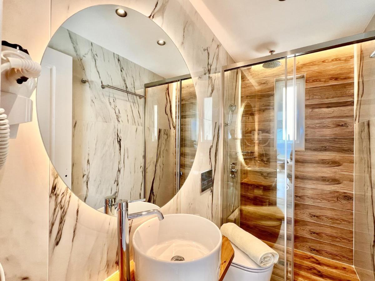 Luxury Villa Barbati Sun With Private Pool By Dadovillas Esterno foto