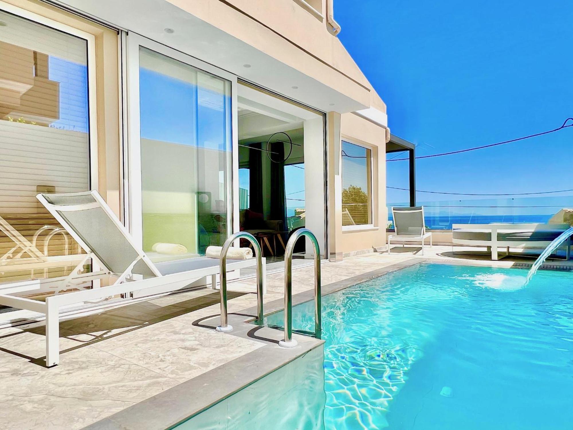 Luxury Villa Barbati Sun With Private Pool By Dadovillas Esterno foto